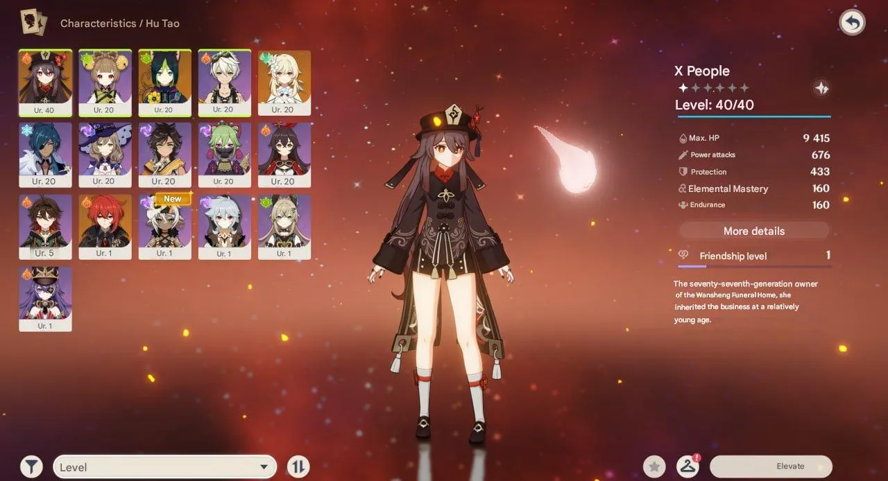 GI1164 Hu Tao C1 + Staff of Homa with Diluc and Tighnari